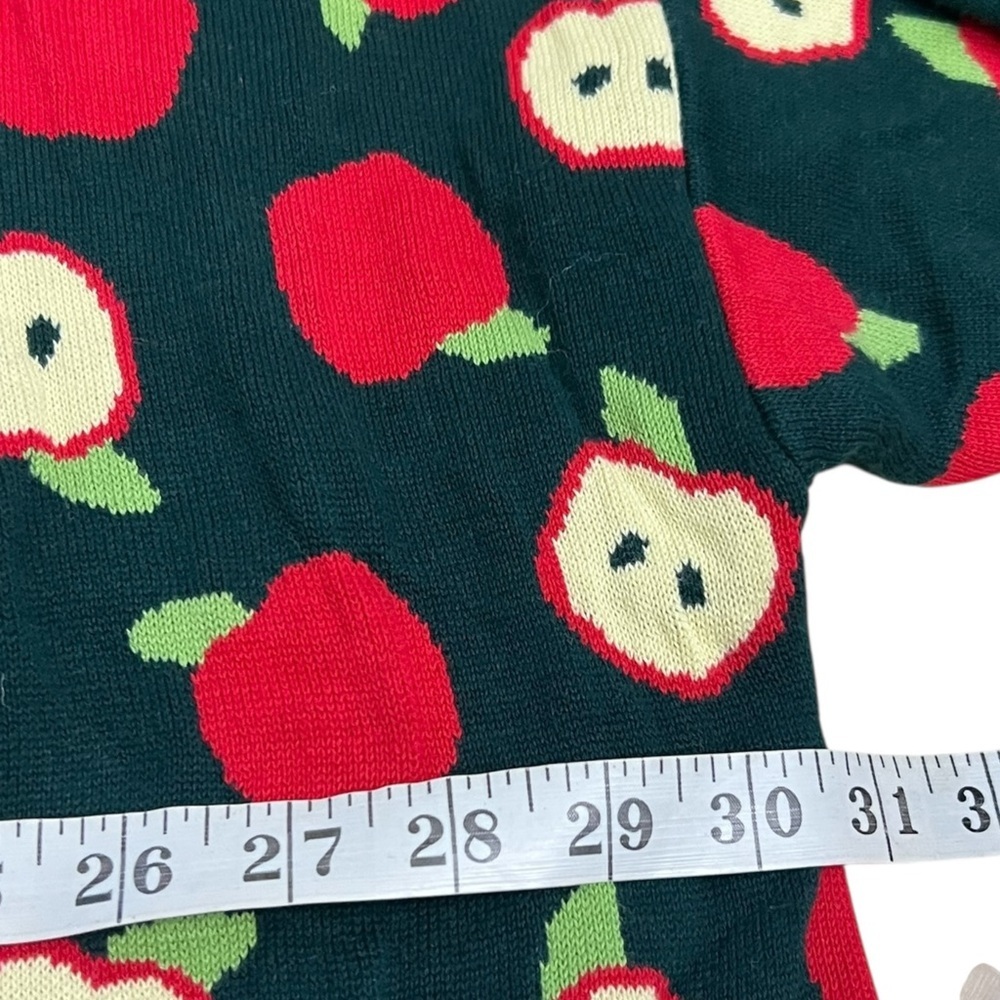 ModCloth Apple-ly Ever After Cotton V Neck Cardigan Womens 4X Apple Orchard NWT - Picture 5 of 8